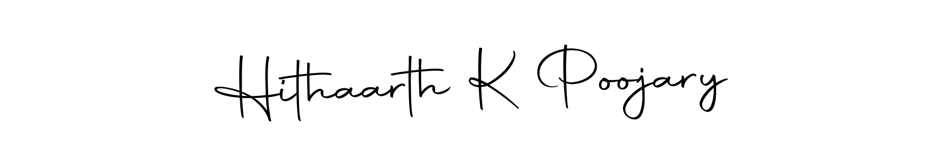 Similarly Autography-DOLnW is the best handwritten signature design. Signature creator online .You can use it as an online autograph creator for name Hithaarth K Poojary. Hithaarth K Poojary signature style 10 images and pictures png