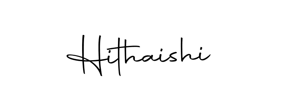 Hithaishi stylish signature style. Best Handwritten Sign (Autography-DOLnW) for my name. Handwritten Signature Collection Ideas for my name Hithaishi. Hithaishi signature style 10 images and pictures png