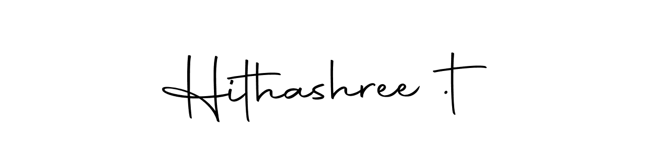 Make a beautiful signature design for name Hithashree .t. Use this online signature maker to create a handwritten signature for free. Hithashree .t signature style 10 images and pictures png