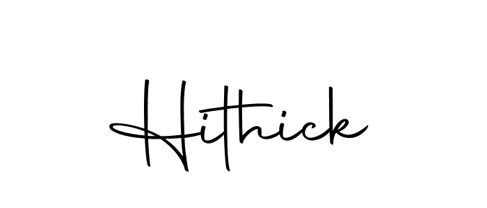 Create a beautiful signature design for name Hithick. With this signature (Autography-DOLnW) fonts, you can make a handwritten signature for free. Hithick signature style 10 images and pictures png