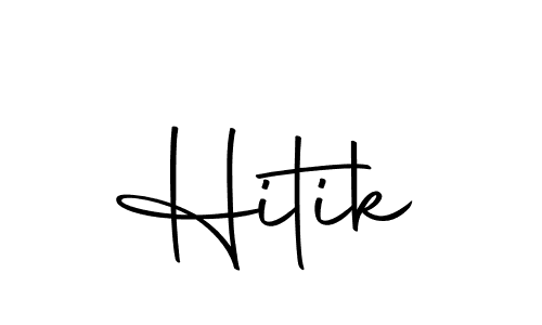 How to make Hitik signature? Autography-DOLnW is a professional autograph style. Create handwritten signature for Hitik name. Hitik signature style 10 images and pictures png