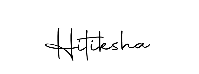 Create a beautiful signature design for name Hitiksha. With this signature (Autography-DOLnW) fonts, you can make a handwritten signature for free. Hitiksha signature style 10 images and pictures png