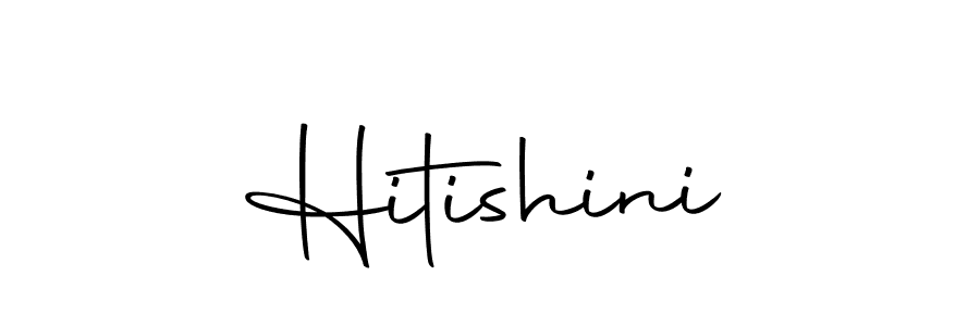 Create a beautiful signature design for name Hitishini. With this signature (Autography-DOLnW) fonts, you can make a handwritten signature for free. Hitishini signature style 10 images and pictures png