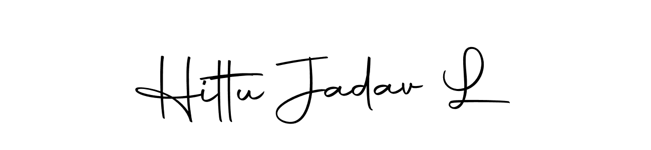 The best way (Autography-DOLnW) to make a short signature is to pick only two or three words in your name. The name Hittu Jadav L include a total of six letters. For converting this name. Hittu Jadav L signature style 10 images and pictures png