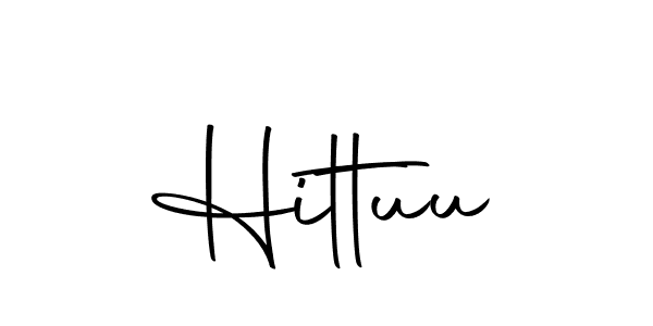 How to make Hittuu name signature. Use Autography-DOLnW style for creating short signs online. This is the latest handwritten sign. Hittuu signature style 10 images and pictures png
