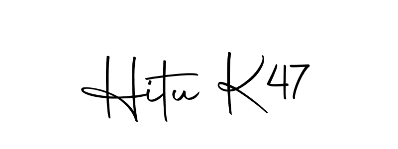 Here are the top 10 professional signature styles for the name Hitu K47. These are the best autograph styles you can use for your name. Hitu K47 signature style 10 images and pictures png