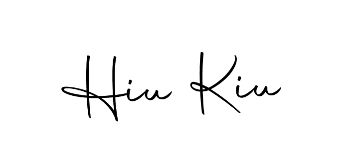 Use a signature maker to create a handwritten signature online. With this signature software, you can design (Autography-DOLnW) your own signature for name Hiu Kiu. Hiu Kiu signature style 10 images and pictures png