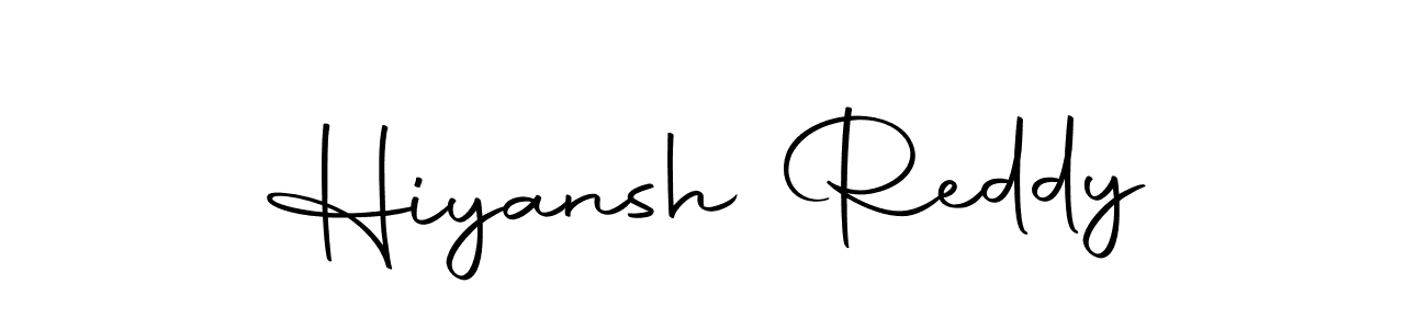 Create a beautiful signature design for name Hiyansh Reddy. With this signature (Autography-DOLnW) fonts, you can make a handwritten signature for free. Hiyansh Reddy signature style 10 images and pictures png