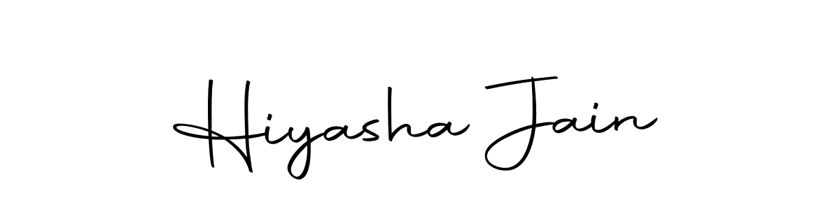 Here are the top 10 professional signature styles for the name Hiyasha Jain. These are the best autograph styles you can use for your name. Hiyasha Jain signature style 10 images and pictures png