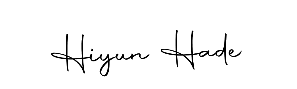 This is the best signature style for the Hiyun Hade name. Also you like these signature font (Autography-DOLnW). Mix name signature. Hiyun Hade signature style 10 images and pictures png