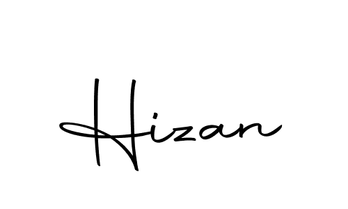 Make a beautiful signature design for name Hizan. With this signature (Autography-DOLnW) style, you can create a handwritten signature for free. Hizan signature style 10 images and pictures png