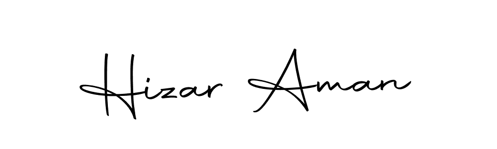 You should practise on your own different ways (Autography-DOLnW) to write your name (Hizar Aman) in signature. don't let someone else do it for you. Hizar Aman signature style 10 images and pictures png