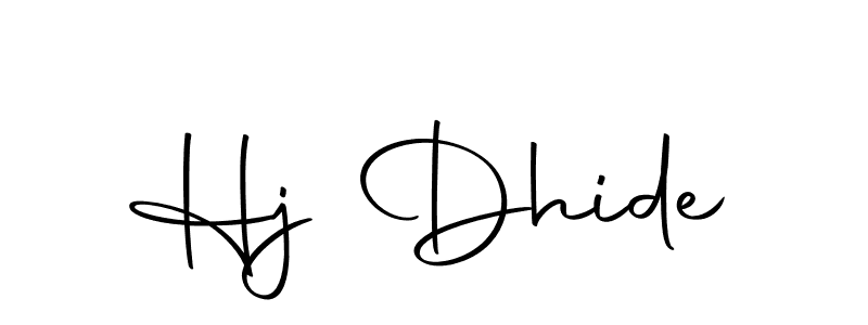 You can use this online signature creator to create a handwritten signature for the name Hj Dhide. This is the best online autograph maker. Hj Dhide signature style 10 images and pictures png