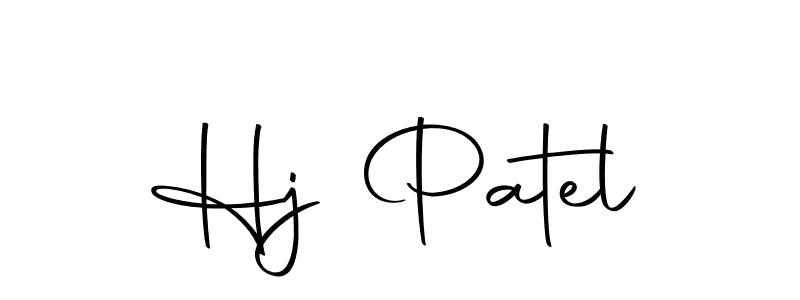 Design your own signature with our free online signature maker. With this signature software, you can create a handwritten (Autography-DOLnW) signature for name Hj Patel. Hj Patel signature style 10 images and pictures png