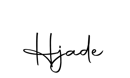 How to make Hjade signature? Autography-DOLnW is a professional autograph style. Create handwritten signature for Hjade name. Hjade signature style 10 images and pictures png