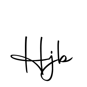 Create a beautiful signature design for name Hjb. With this signature (Autography-DOLnW) fonts, you can make a handwritten signature for free. Hjb signature style 10 images and pictures png