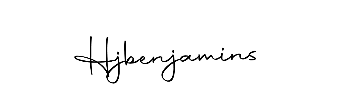 How to make Hjbenjamins name signature. Use Autography-DOLnW style for creating short signs online. This is the latest handwritten sign. Hjbenjamins signature style 10 images and pictures png