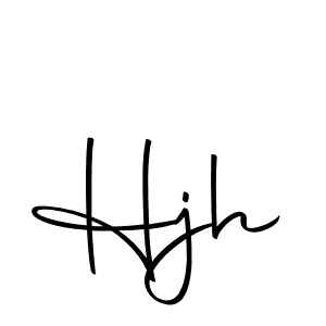 Make a beautiful signature design for name Hjh. With this signature (Autography-DOLnW) style, you can create a handwritten signature for free. Hjh signature style 10 images and pictures png