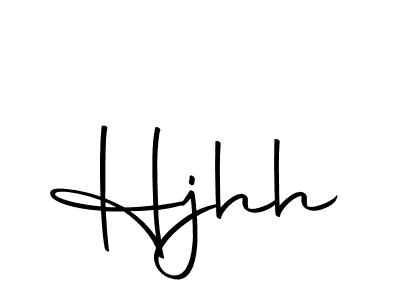 Design your own signature with our free online signature maker. With this signature software, you can create a handwritten (Autography-DOLnW) signature for name Hjhh. Hjhh signature style 10 images and pictures png