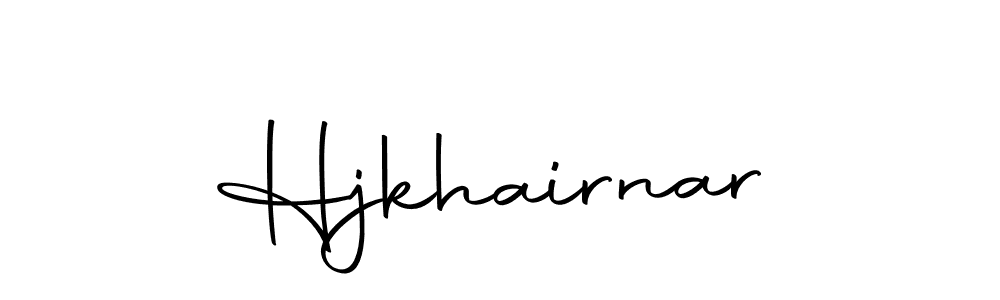 Make a beautiful signature design for name Hjkhairnar. With this signature (Autography-DOLnW) style, you can create a handwritten signature for free. Hjkhairnar signature style 10 images and pictures png