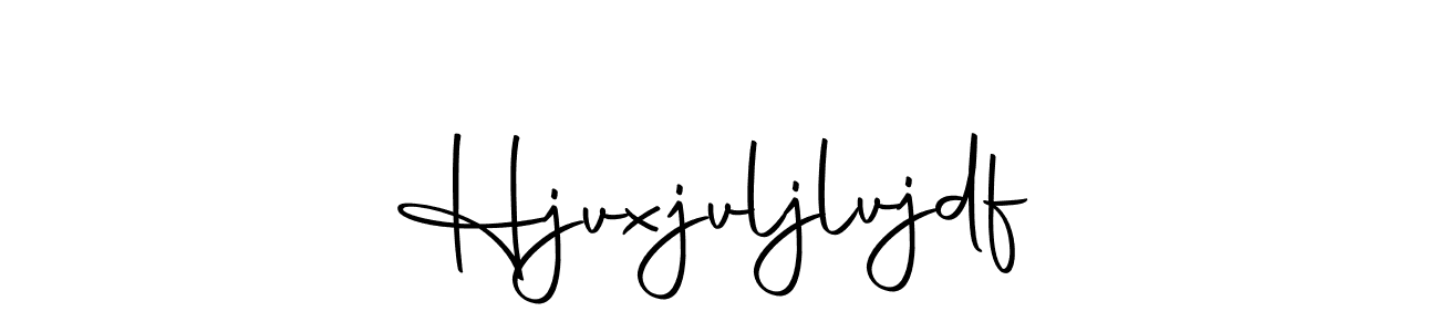 How to make Hjvxjvljlvjdf name signature. Use Autography-DOLnW style for creating short signs online. This is the latest handwritten sign. Hjvxjvljlvjdf signature style 10 images and pictures png