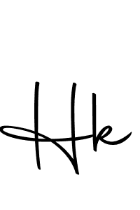 Create a beautiful signature design for name Hk. With this signature (Autography-DOLnW) fonts, you can make a handwritten signature for free. Hk signature style 10 images and pictures png