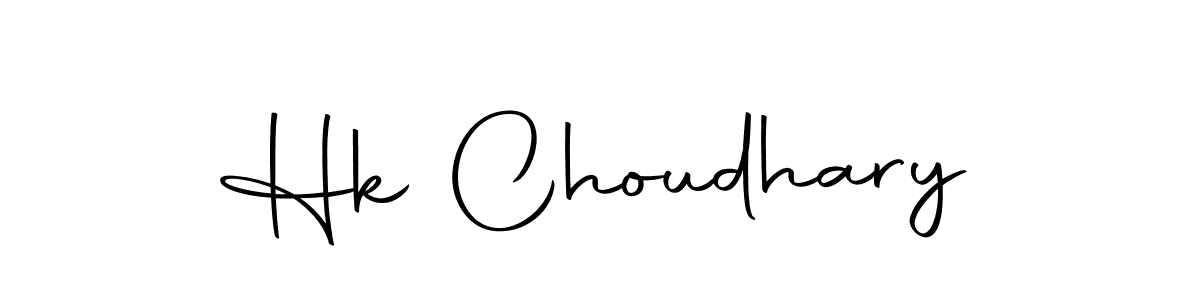 Create a beautiful signature design for name Hk Choudhary. With this signature (Autography-DOLnW) fonts, you can make a handwritten signature for free. Hk Choudhary signature style 10 images and pictures png