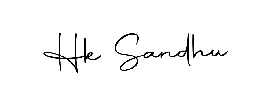 Design your own signature with our free online signature maker. With this signature software, you can create a handwritten (Autography-DOLnW) signature for name Hk Sandhu. Hk Sandhu signature style 10 images and pictures png