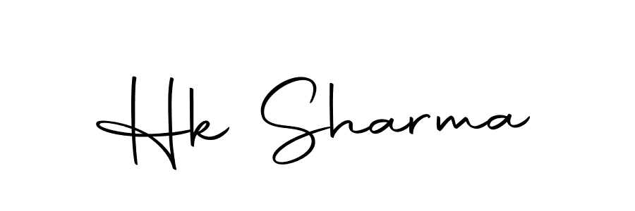 How to make Hk Sharma signature? Autography-DOLnW is a professional autograph style. Create handwritten signature for Hk Sharma name. Hk Sharma signature style 10 images and pictures png