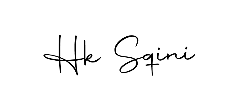 Design your own signature with our free online signature maker. With this signature software, you can create a handwritten (Autography-DOLnW) signature for name Hk Sqini. Hk Sqini signature style 10 images and pictures png