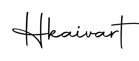 Try this chic Hkaivart handwritten sign style. Using Autography-DOLnW font elements, it gives your name a sleek, memorable identity. Hkaivart signature style 10 images and pictures png