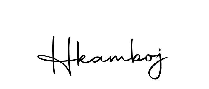 How to make Hkamboj signature? Autography-DOLnW is a professional autograph style. Create handwritten signature for Hkamboj name. Hkamboj signature style 10 images and pictures png