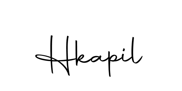 You should practise on your own different ways (Autography-DOLnW) to write your name (Hkapil) in signature. don't let someone else do it for you. Hkapil signature style 10 images and pictures png