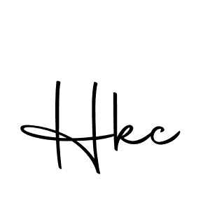 Use a signature maker to create a handwritten signature online. With this signature software, you can design (Autography-DOLnW) your own signature for name Hkc. Hkc signature style 10 images and pictures png
