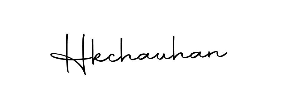 Use a signature maker to create a handwritten signature online. With this signature software, you can design (Autography-DOLnW) your own signature for name Hkchauhan. Hkchauhan signature style 10 images and pictures png