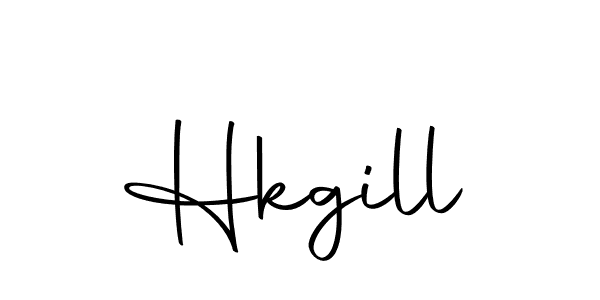 The best way (Autography-DOLnW) to make a short signature is to pick only two or three words in your name. The name Hkgill include a total of six letters. For converting this name. Hkgill signature style 10 images and pictures png