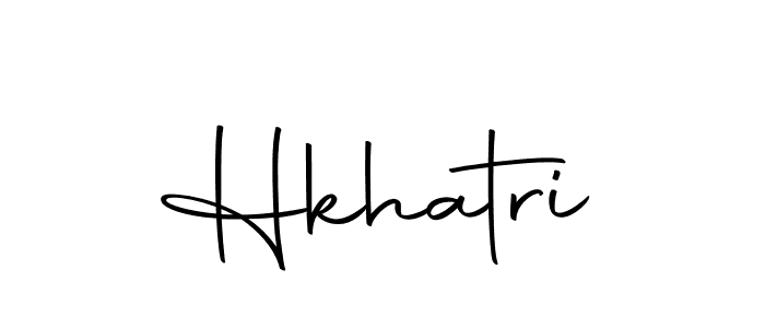 Create a beautiful signature design for name Hkhatri. With this signature (Autography-DOLnW) fonts, you can make a handwritten signature for free. Hkhatri signature style 10 images and pictures png