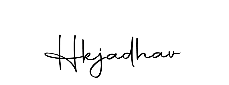 Make a beautiful signature design for name Hkjadhav. With this signature (Autography-DOLnW) style, you can create a handwritten signature for free. Hkjadhav signature style 10 images and pictures png