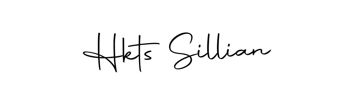 How to make Hkts Sillian name signature. Use Autography-DOLnW style for creating short signs online. This is the latest handwritten sign. Hkts Sillian signature style 10 images and pictures png