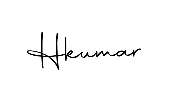 How to make Hkumar signature? Autography-DOLnW is a professional autograph style. Create handwritten signature for Hkumar name. Hkumar signature style 10 images and pictures png