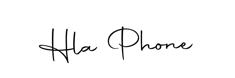 Design your own signature with our free online signature maker. With this signature software, you can create a handwritten (Autography-DOLnW) signature for name Hla Phone. Hla Phone signature style 10 images and pictures png