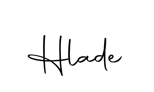 Design your own signature with our free online signature maker. With this signature software, you can create a handwritten (Autography-DOLnW) signature for name Hlade. Hlade signature style 10 images and pictures png