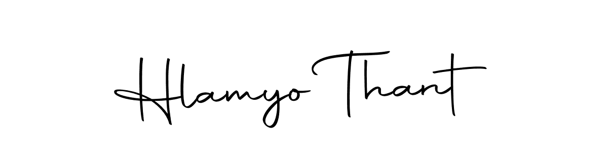The best way (Autography-DOLnW) to make a short signature is to pick only two or three words in your name. The name Hlamyo Thant include a total of six letters. For converting this name. Hlamyo Thant signature style 10 images and pictures png