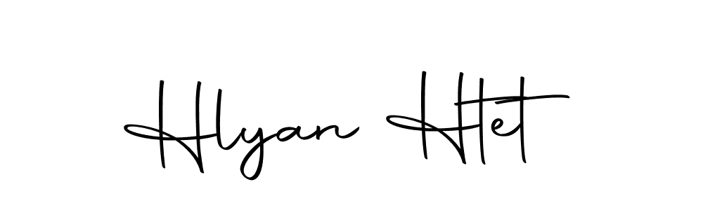 Hlyan Htet stylish signature style. Best Handwritten Sign (Autography-DOLnW) for my name. Handwritten Signature Collection Ideas for my name Hlyan Htet. Hlyan Htet signature style 10 images and pictures png