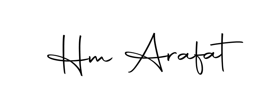 Make a beautiful signature design for name Hm Arafat. Use this online signature maker to create a handwritten signature for free. Hm Arafat signature style 10 images and pictures png