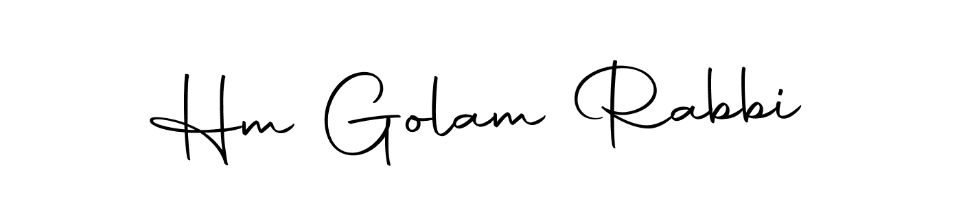 How to make Hm Golam Rabbi name signature. Use Autography-DOLnW style for creating short signs online. This is the latest handwritten sign. Hm Golam Rabbi signature style 10 images and pictures png