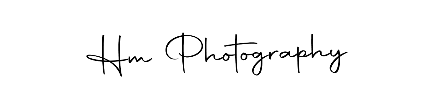 Make a beautiful signature design for name Hm Photography. With this signature (Autography-DOLnW) style, you can create a handwritten signature for free. Hm Photography signature style 10 images and pictures png