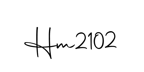 Design your own signature with our free online signature maker. With this signature software, you can create a handwritten (Autography-DOLnW) signature for name Hm2102. Hm2102 signature style 10 images and pictures png