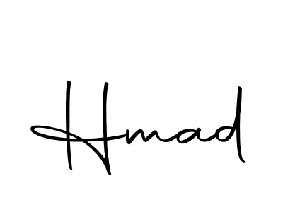 You should practise on your own different ways (Autography-DOLnW) to write your name (Hmad) in signature. don't let someone else do it for you. Hmad signature style 10 images and pictures png