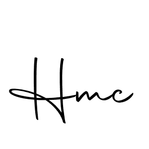 Create a beautiful signature design for name Hmc. With this signature (Autography-DOLnW) fonts, you can make a handwritten signature for free. Hmc signature style 10 images and pictures png